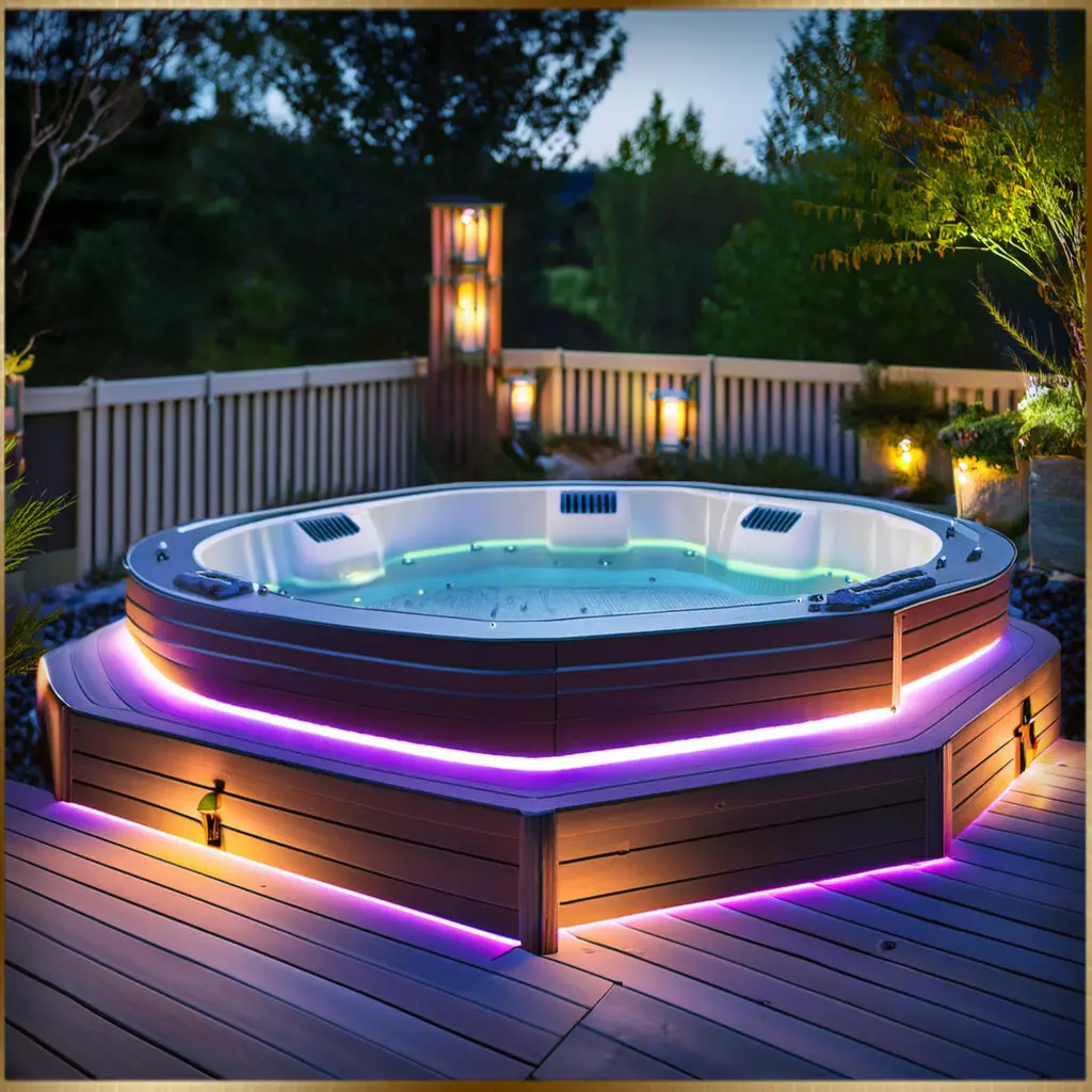 hot tub surround ideas