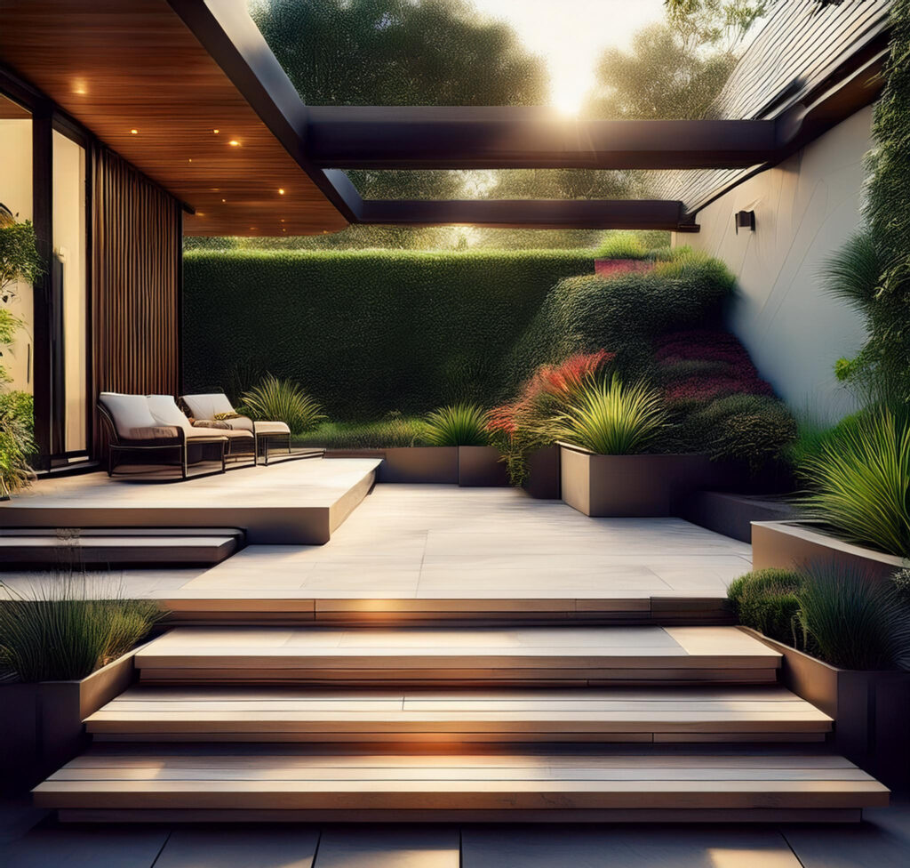 Modern and Contemporary Patio Step Ideas for a Sleek Look