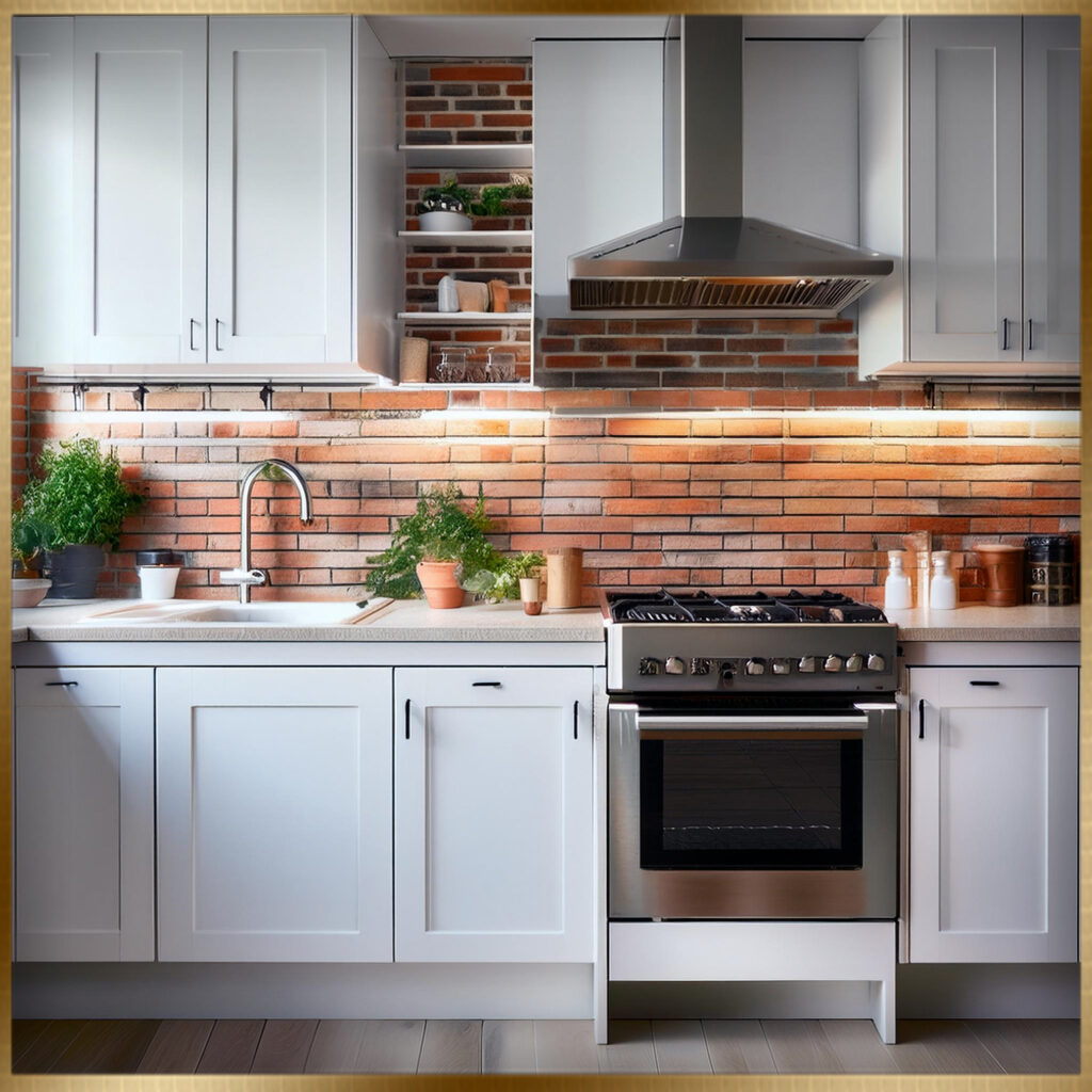 brick backsplashes for kitchens