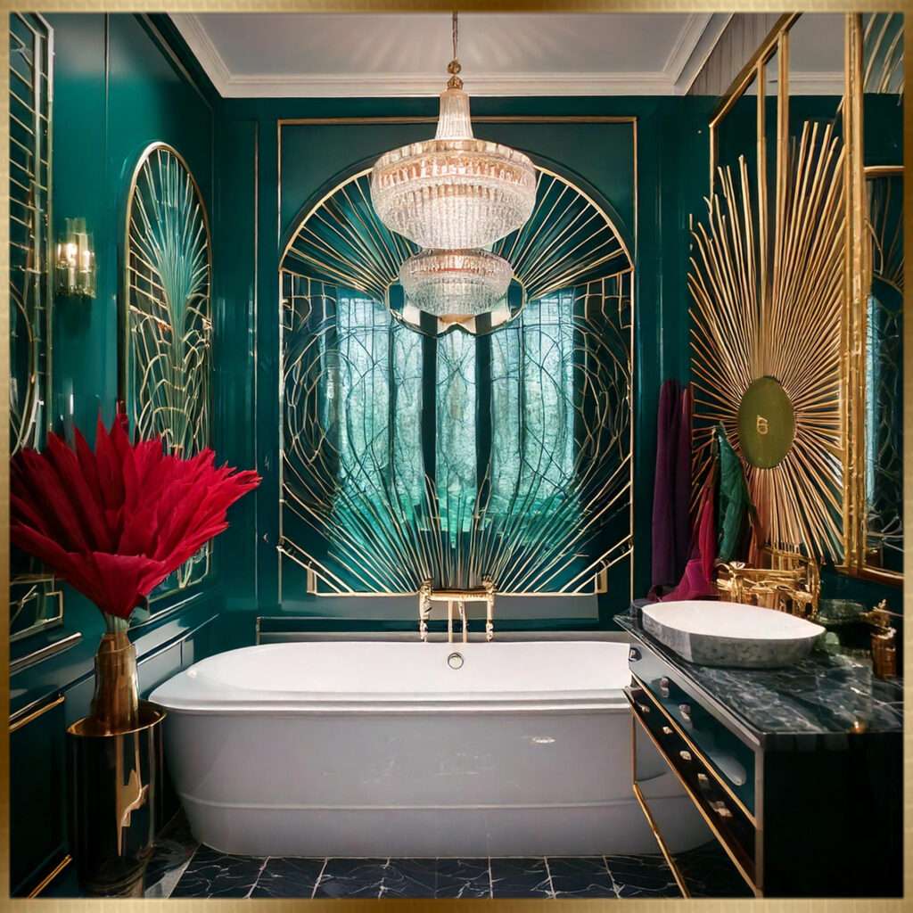  Art Deco bathroom design ideas