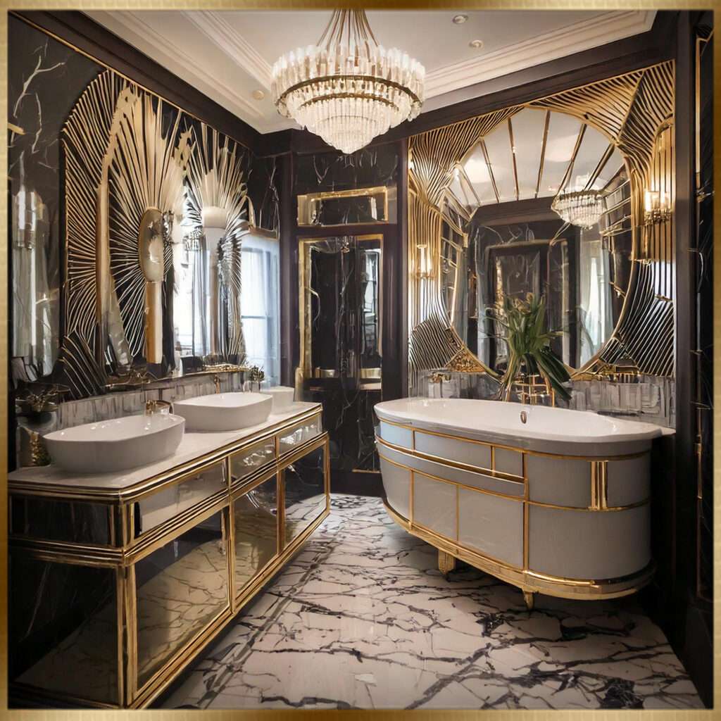  Art Deco bathroom design ideas