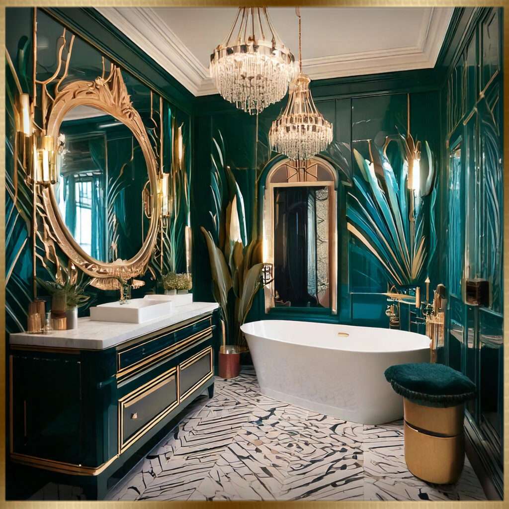  Art Deco bathroom design ideas