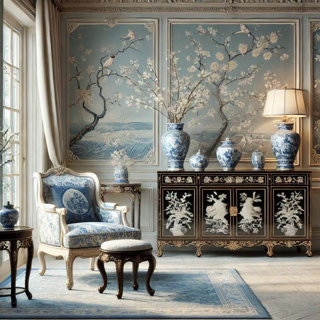 chinoiserie living room ideas