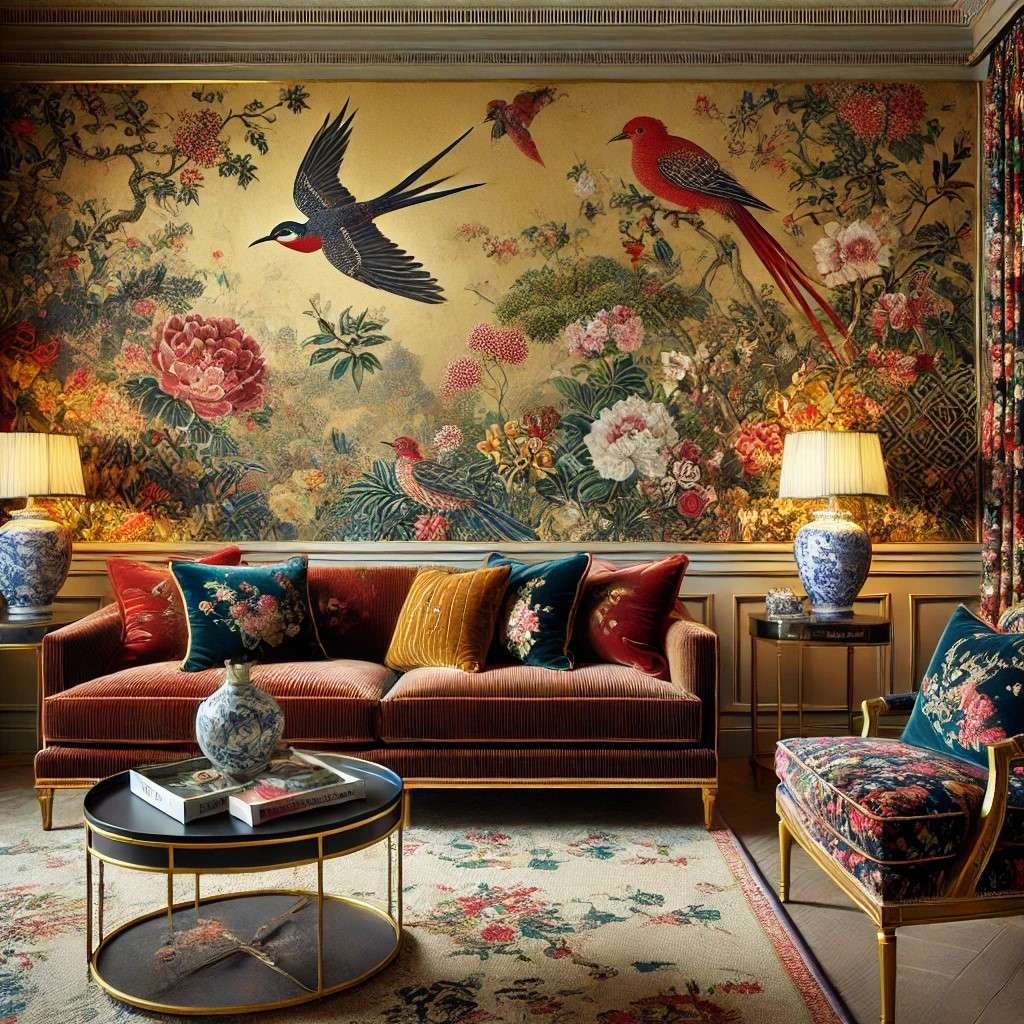 chinoiserie living room ideas